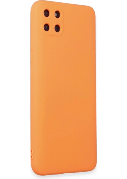 Realme C11 Kılıf Nano Içi Kadife Silikon - Turuncu fiyatları
