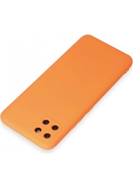 Realme C11 Kılıf Nano Içi Kadife Silikon - Turuncu modelleri