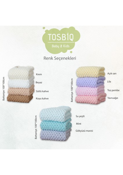 Alize Battaniye Panduf 2’li SET 100x100cm Pembe Kız Yenidoğan Kundak El Yapımı Puffy Örgü Organik Sertifika