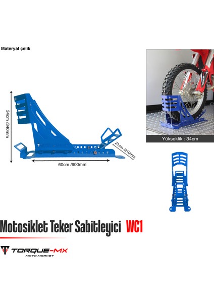 Motosiklet Teker Sabitleyici WC1 Lacivert indirimleri