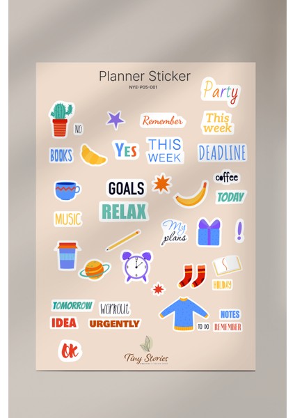 Planlayıcı Sticker Set - 2 Sayfa fiyatları