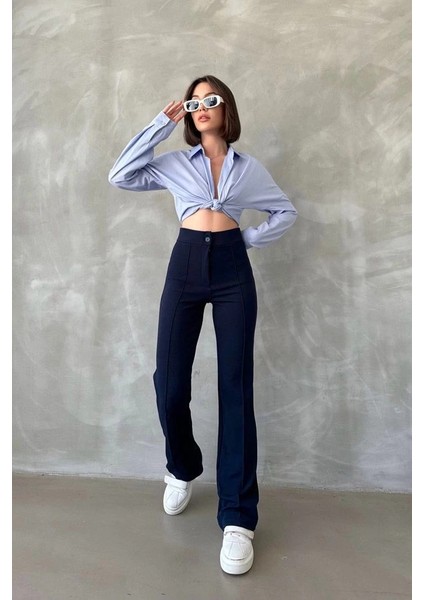 Önü Cumalı Ithal Krep Pantolon fırsatları