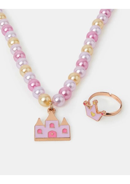 Angel Castle Kolye Yüzük Set modelleri