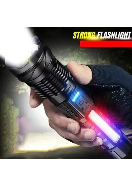 Lifeguard Profesyonel Ultra Güçlü Şarj Edilebilir El Feneri 17 cm fiyatları