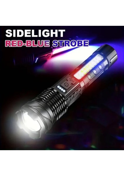 Lifeguard Profesyonel Ultra Güçlü Şarj Edilebilir El Feneri 17 cm modelleri