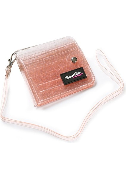 Pvc Şeffaf Asklı Kadın Cüzdan - Pembe (Yurt Dışından)