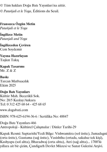 Patancali ve Yoga