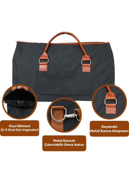 2’si 1 Arada Omuz Seyahat Çantası ve Elbise Çantası Katlanabilir, Ayakkabı Çantası, Çok Amaçlı Çanta modelleri