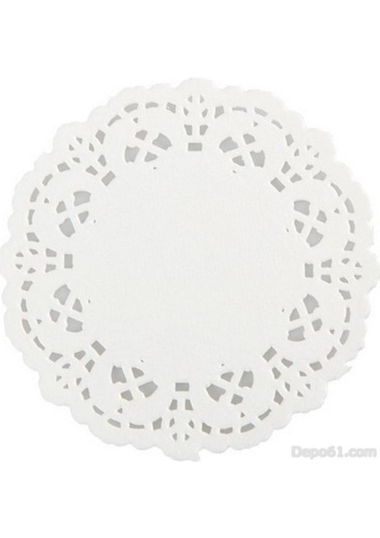 Dantel Kağıt Karton Çay Meşrubat Bardak Altlığı - Beyaz - 9 Cm. - 500 Adetlik Paket 8 x 14 cm fiyatları