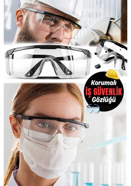 Laboratuvar Gözlüğü Güvenlik ve Dayanıklılık Için Esnek Plastik Çerçeve Iş Güvenlik Gözlüğü Koruyucu modelleri