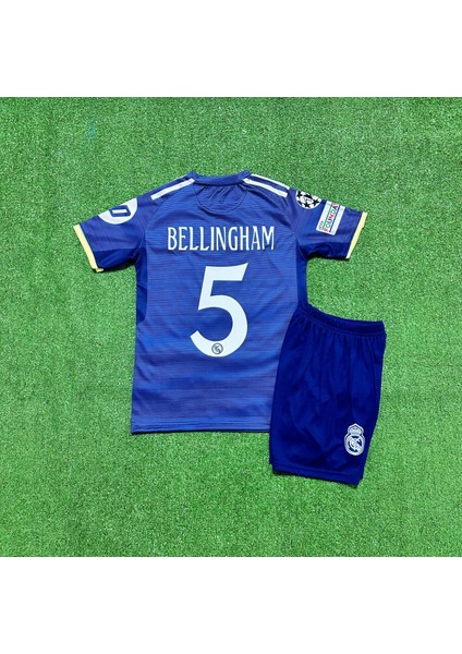 Real Madrid 2025/26 Yeni Sezon Şampiyonlar Ligi Jude Bellingham Alternatif Çocuk Forması