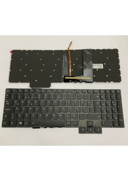 Nion Lenovo PK1339I3A05 PO5CYXBG Uyumlu Notebook Klavye (Siyah Aydınlatmalı Tr Beyaz Tuş)