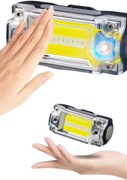 Allzey Sensörlü Kamp Lambası Ayarlanabilir Kafa Lambası Kafa Bantlı fiyatları