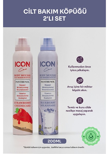 Icon Care Cilt Bakım Köpüğü 2'li Set fırsatları