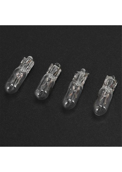 100PCS T5 Halojen Ampul Araç Gösterge Panel Lambası Otomatik Gösterge Tablosu Lambası 1 2W 12V Işık Kaynak Sıcak Beyaz (Yurt Dışından) fiyatları