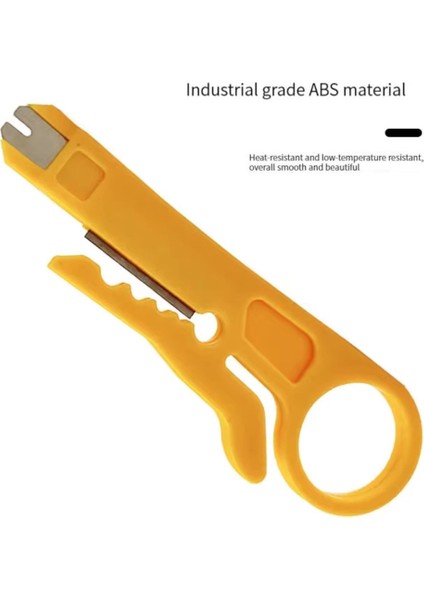 Mini Taşınabilir Tel Stripper Bıçak Crimper Pense Sıkma Aracı Kablo Sıyırma Tel Kesici Sarı Cn indirimleri