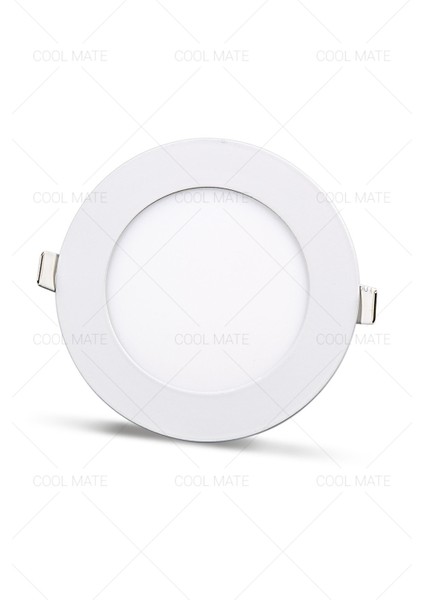 6W Slim LED Panel Beyaz Yok Beyaz Işık LED 6 Watt A A'dan G'ye IP20 - Soft Saten Tr