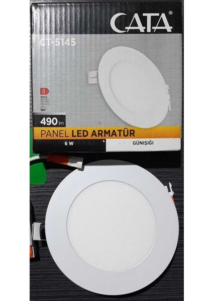 Ekim Aydınlatma Cata CT-5145 6W LED Panel Armatür Gün Işığı fiyatları