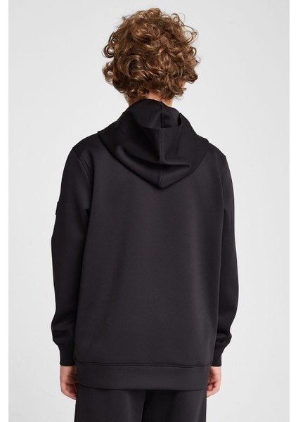 Çocuk Fermuarlı Kapüşonlu Sweatshirt 25N-3135 fırsatları