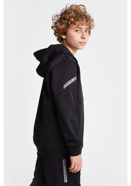 Çocuk Fermuarlı Kapüşonlu Sweatshirt 25N-3128 fiyatları