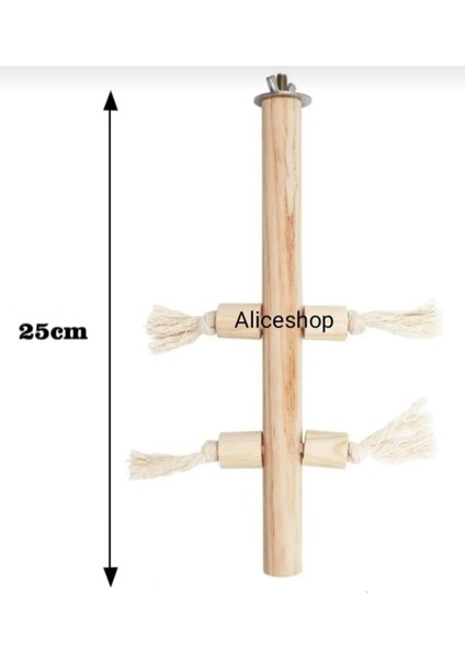Vidalı Çiğneme Ipli Tünek 12MM Kalınlığında modelleri