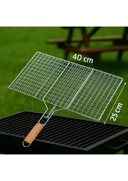 25X40CM Kafesli Tel Izgara