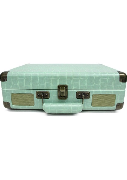 Crownwell Turntable Suitcase Cr Series Pikap Su Yeşili fiyatları