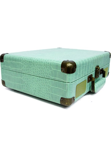 Crownwell Turntable Suitcase Cr Series Pikap Su Yeşili fırsatları