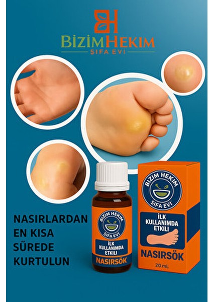 Ayak Bakım Sökücü Solüsyon İlk Kullanımda Etkili 1 Çift 20 ml