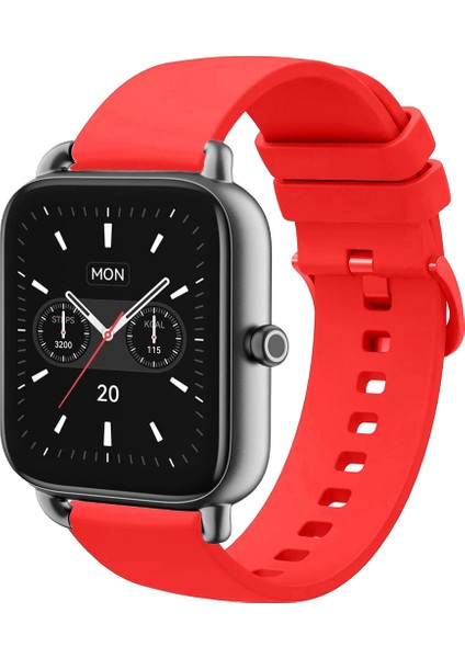 Haylou Blıng LS12 ile Uyumlu Kordon Jel Silikon Tokalı Kayış