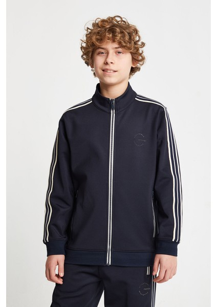 Çocuk Fermuarlı Sweatshirt 25N-3155