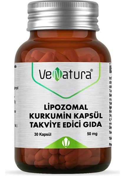 Venatura Lipozomal Kurkumin 30 Kapsül