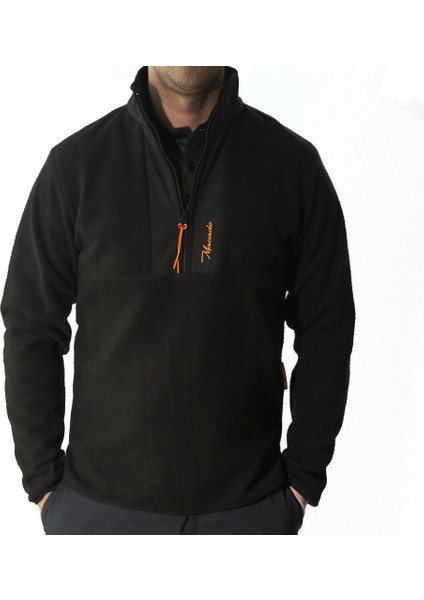 Golf Performans Polar Sweatshirt JA20220101 Siyah
