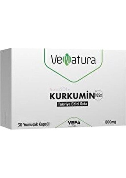 Venatura Novasol Kurkumin Takviye Edici Gıda 30 Kapsül