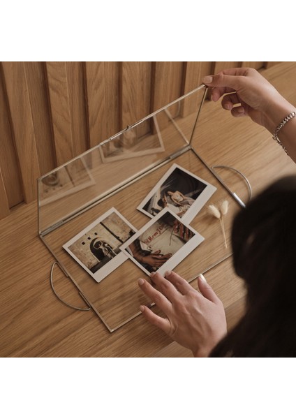 Gümüş Nişan Tepsisi | Cam | Kapaklı | Düğün | Söz | Damat Kahvesi | Organizasyon Malzemeleri 30X20