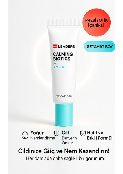 Yoğun Nemlendirici Cilt Bariyer Onarıcı Ampul 10 ml – Seyahat Boy