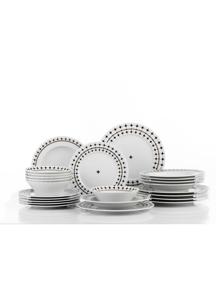 Orbit 24 Parça 6 Kişilik Yemek Takımı fiyatları