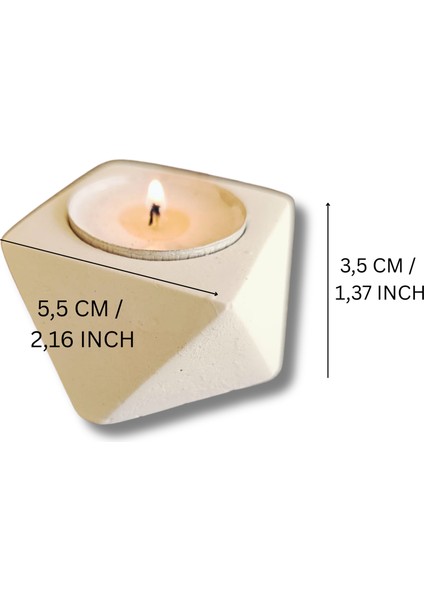 El Yapımı Dekoratif Beton 4'lü Set | Tepsi Donut Vazo Saksı Mumluk | Modern Minimalist Ev Ofis Aksesuarı fiyatları