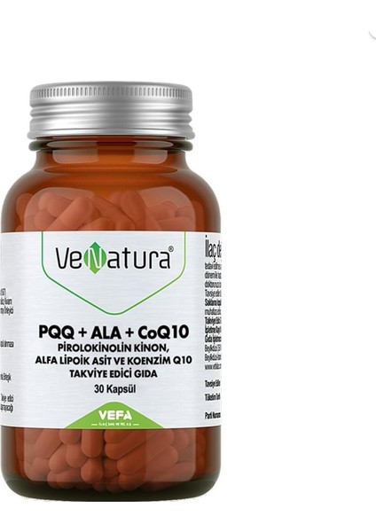 Venatura PQQ+ALA+COQ10 30 Kapsül