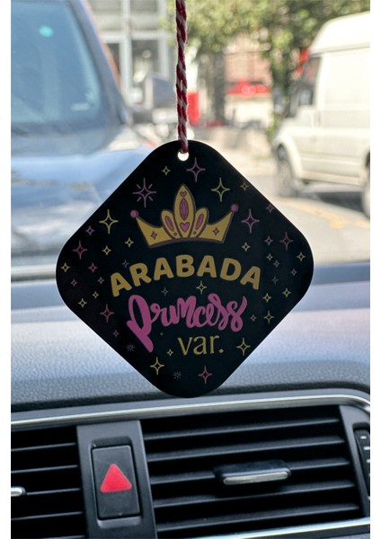 Arabada Prenses Var Baskılı Pleksi indirimleri