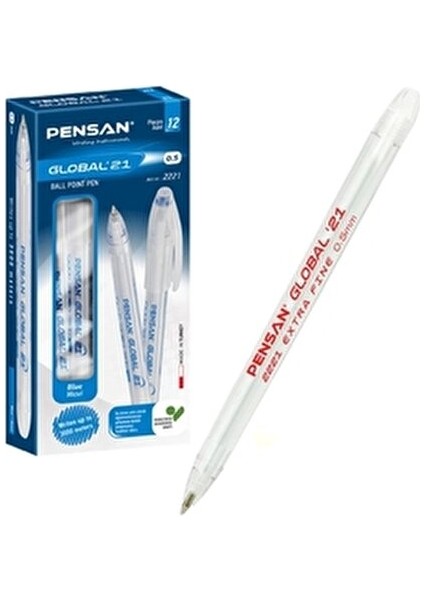 Global Tükenmez Kalem 0.5 mm Kırmızı 12'li Set Yerli Üretim Kalemler modelleri