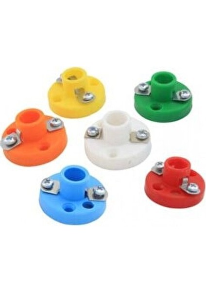 Mini Duy Ampul Duyu 10 Adet Çok Renkli Plastik 8.5 mm Çapında
