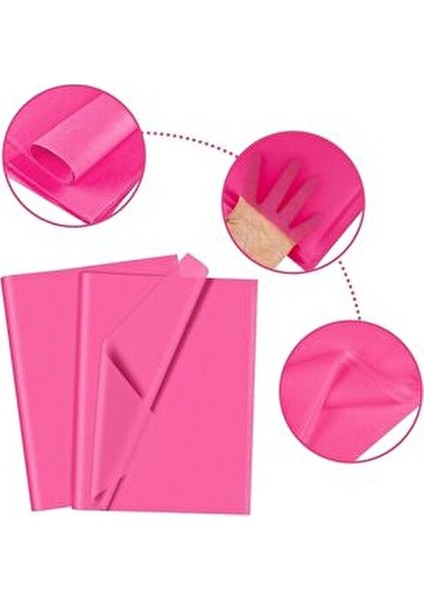 Pelur Kağıt 20 x 30 cm 100 Adet Renkli Sarı Yeşil Koyu Pembe Mavi modelleri