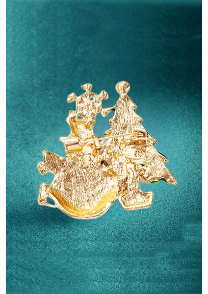 Yılbaşı Ağacı Kardanadam Ağaç Figürlü Broş Yaka Iğnesi indirimleri