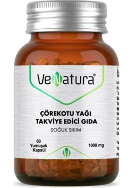 Venatura Çörek Otu Yağı 60 Kapsül