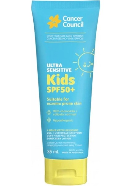 SPF50+ Ultra Sensitive Kids Sunscreen Çocuklar Için Güneş Kremi 35ML fiyatları