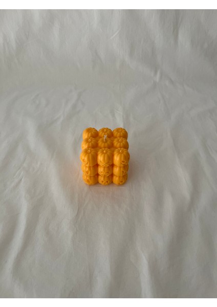 Halloween Buble Candle Vanilya Kokulu 150 Gram Doğal Soya Mumu - El Yapımı fiyatları