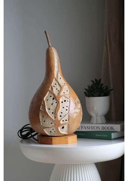 Çiğ Damlası Kabak Lamba Ağaç Dekoratif Aydınlatma