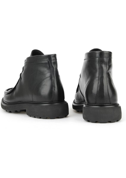 , Erkek Hakiki Deri Bot 1531043Z4049 Siyah modelleri