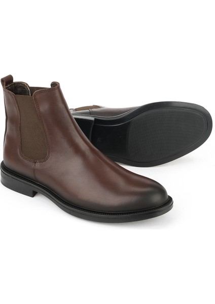 , Erkek Hakiki Deri Bot 1531043Z41216 Kahve fırsatları